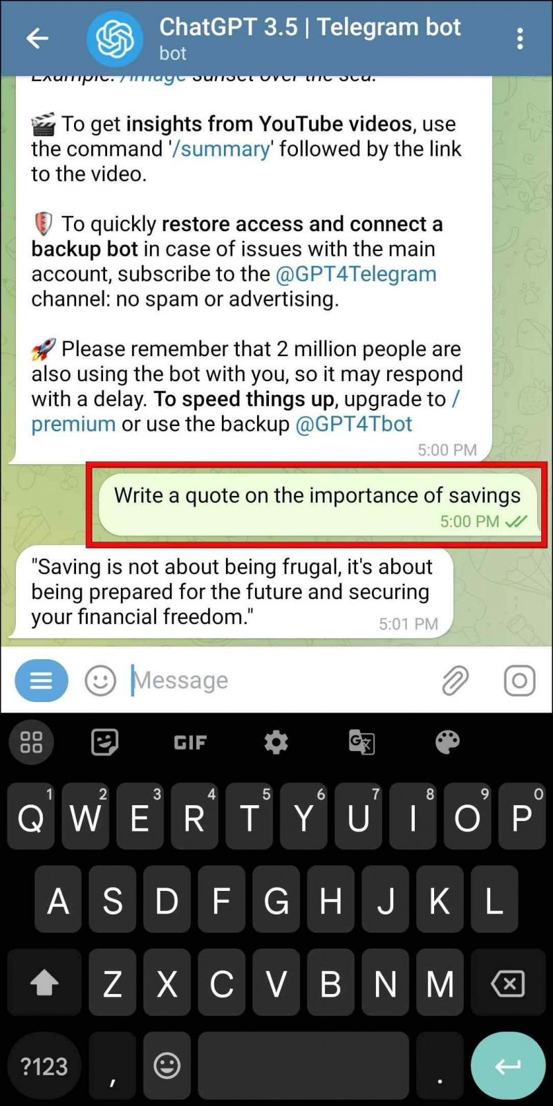   ChatGPT-3.5-Telegram-Bot