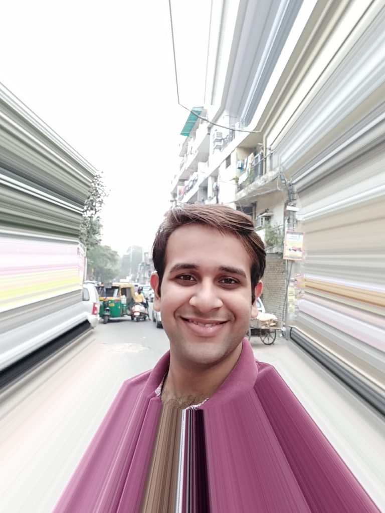 Campione selfie Xiaomi Redmi Y1 - filtro tunnel