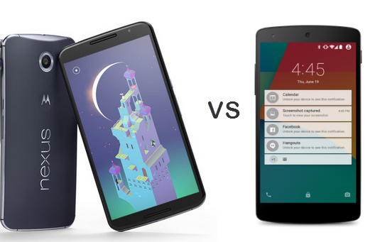 نظرة عامة على مقارنة Google Nexus 6 VS Nexus 5 ، هل Nexus 6 مثير مثل Nexus 5