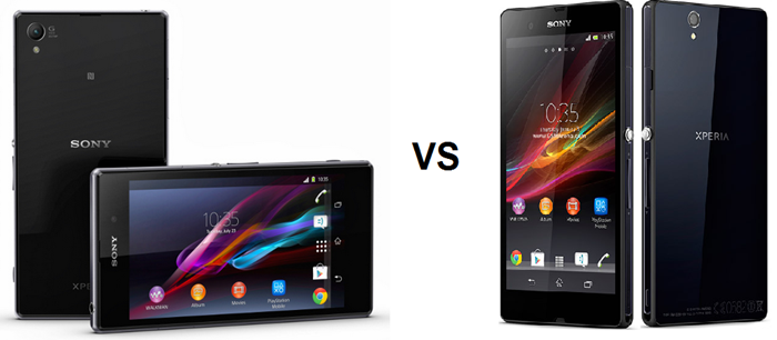 Sony Xperia Z vs Xperia Z1 비교 검토