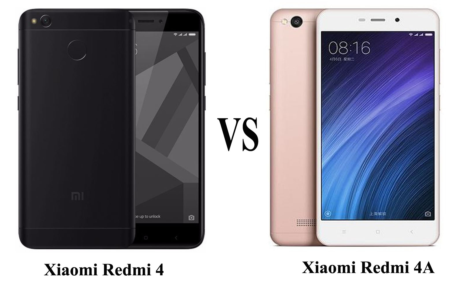 مراجعة مقارنة سريعة بين Xiaomi Redmi 4 و Redmi 4A