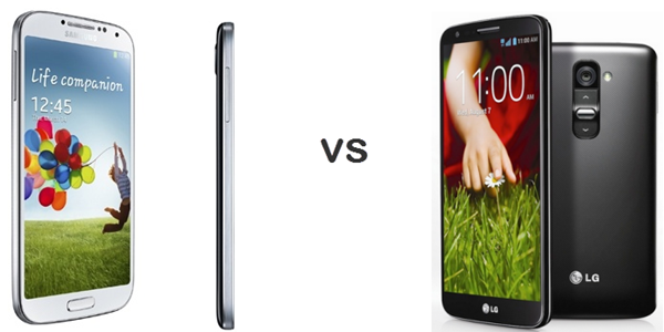 Samsung Galaxy S4 VS LG G2 -vertailutarkistus