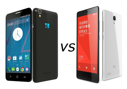 Yureka VS Xiaomi Redmi Note 4G võrdluse ülevaade