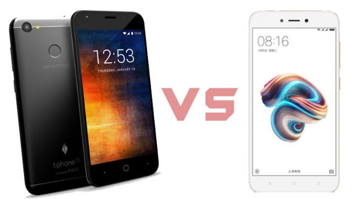 Smartron tphone P εναντίον Xiaomi Redmi 5A - Μάχη για το αρχικό επίπεδο
