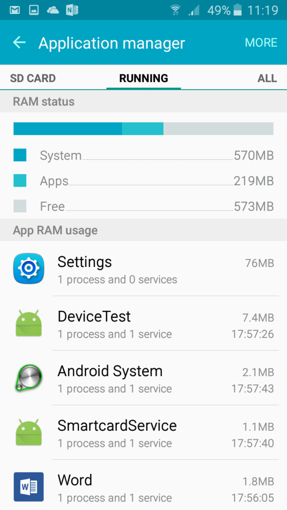 RAM gratuita per Samsung Galaxy J3