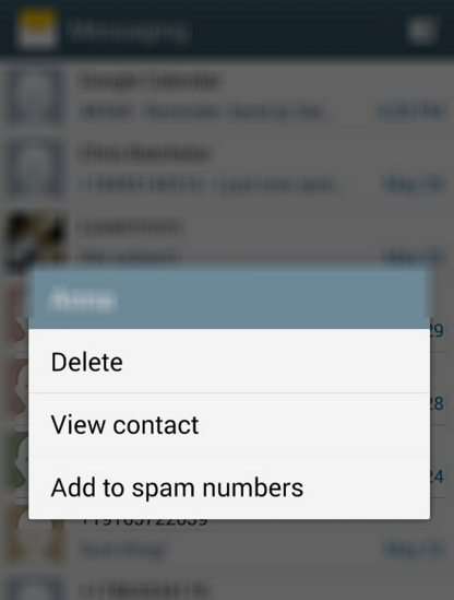 spam Android