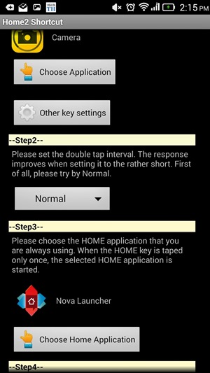 3 τρόποι για να ξεκινήσετε την εφαρμογή κάμερας με το κουμπί Home στο Android