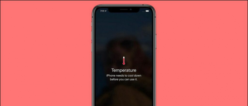   iPhone прегрява температурата