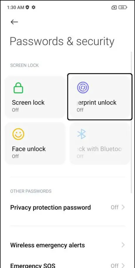   I-secure ang Xiaomi smartphone na may screenlock