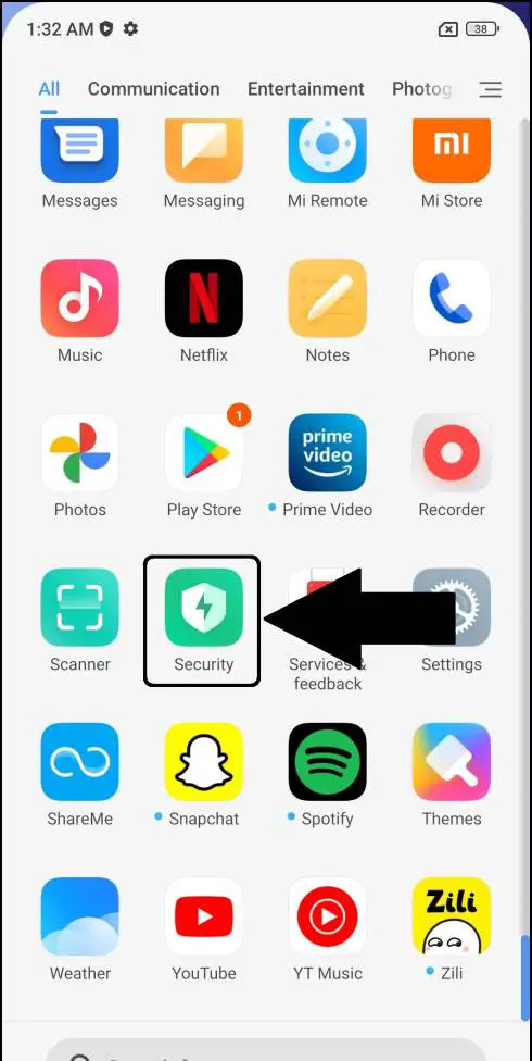   I-secure ang Xiaomi smartphone gamit ang lock ng app