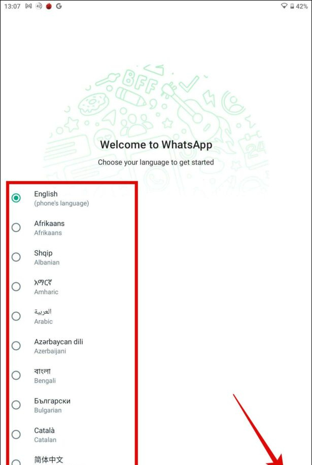   gunakan WhatsApp pada Tablet