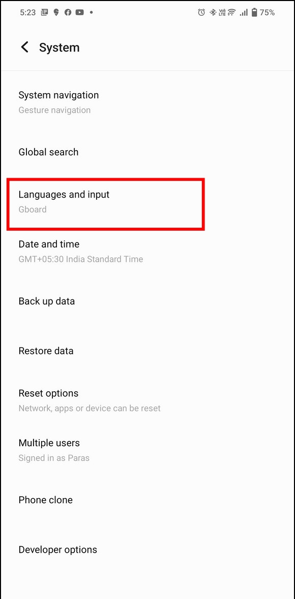  Cambia la lingua dell'app Android Android 13