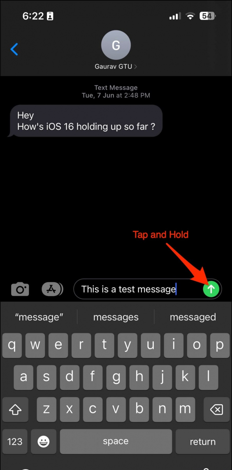   Messages d'encre invisibles iPhone