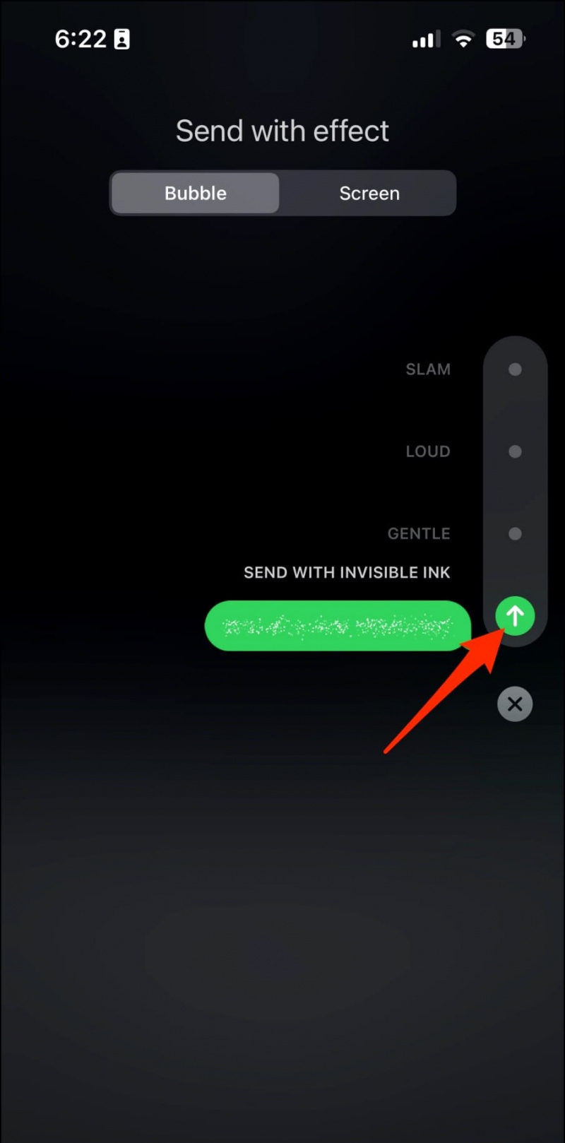   目に見えないインクのメッセージ iPhone