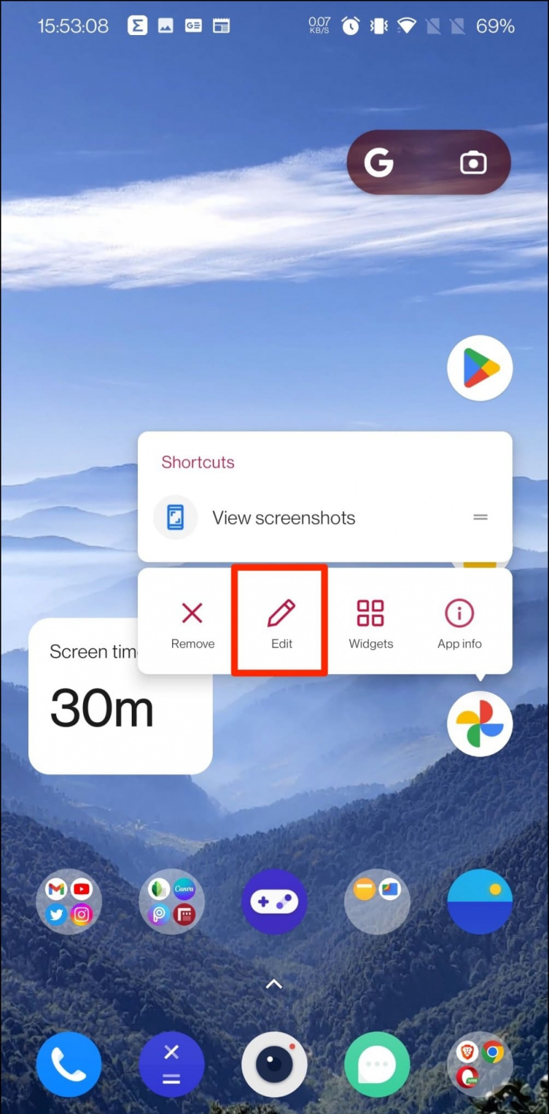   Cambia il nome dell'icona dell'app su OnePlus