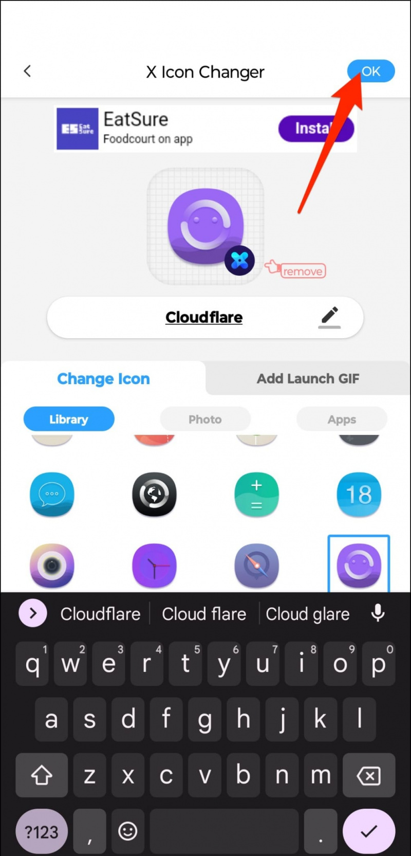   Personalizza l'app utilizzando Icon Changer