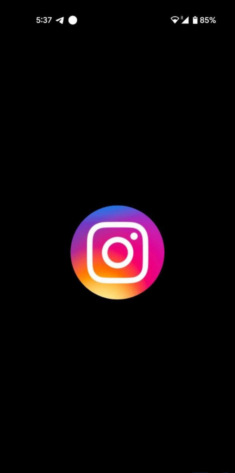   Instagrami tume režiim Androidis