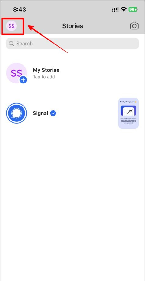   Signal messenger történetek