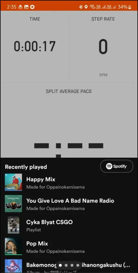   Connecta Spotify a Strava