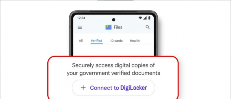   Google கோப்புகளில் DigiLocker ஐ இணைக்கவும்