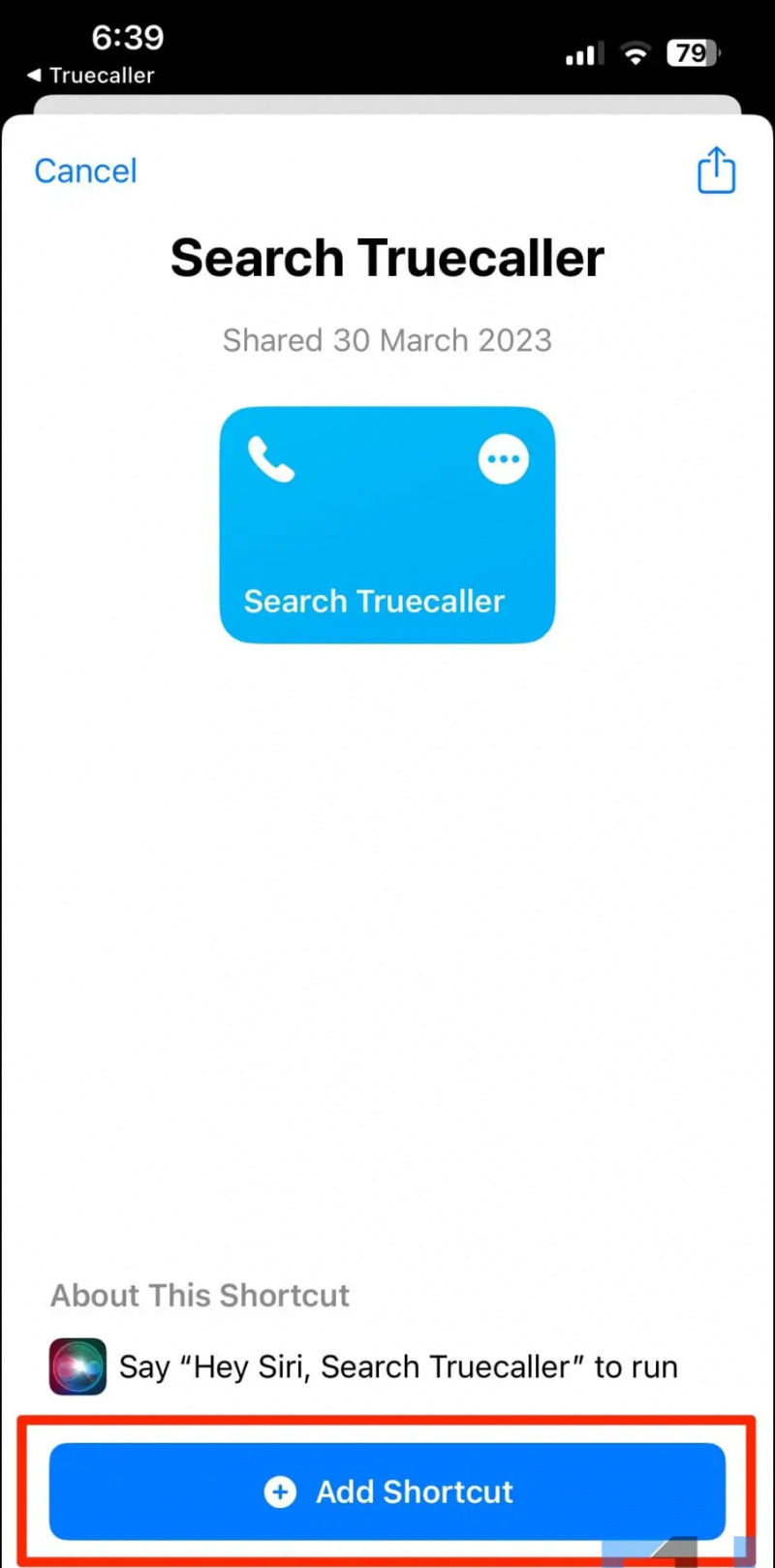   Lubage iPhone'is Live Truecalleri helistaja ID
