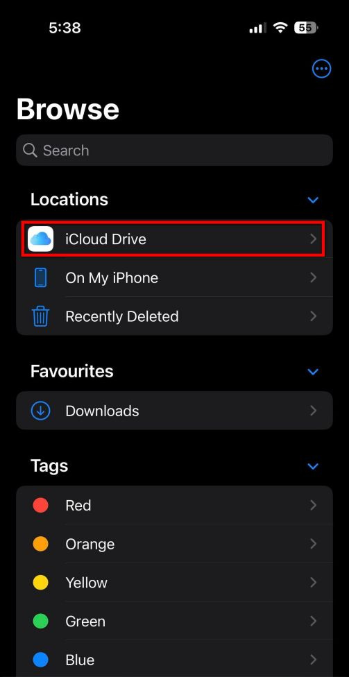   Преместете iCloud снимки от файлове в снимки на iPhone