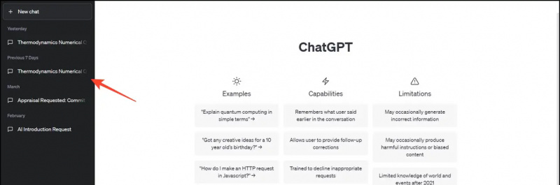   Elimina la cronologia o l'account di ChatGPT