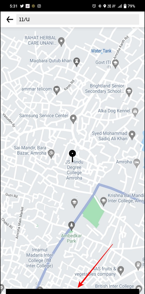   Uber இல் Google Maps இருப்பிடத்தைப் பகிரவும்
