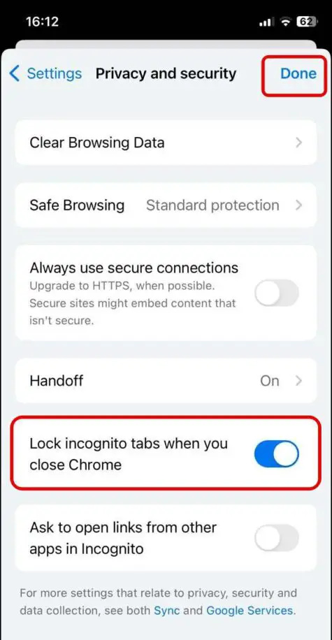   Kunci Tab Penyamaran Chrome
