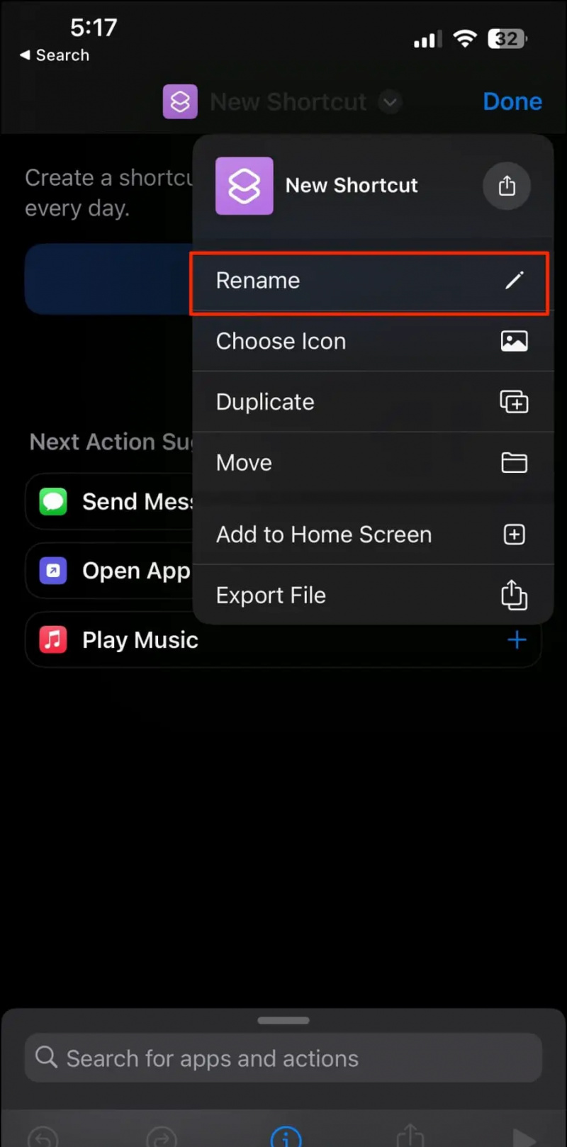   Criar atalho de aplicativo protegido por senha no iOS