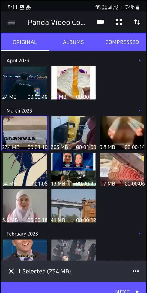   Suurte failide videote saatmine WhatsAppis koos tihendamisega