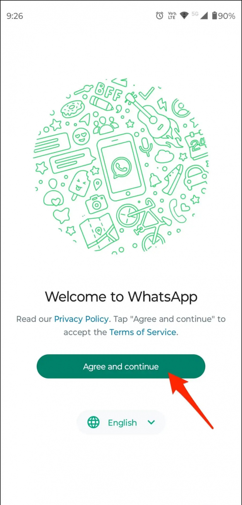   Käytä WhatsAppia kahdessa puhelimessa