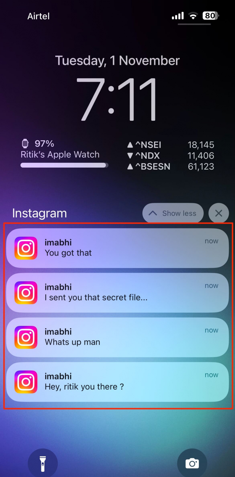   Leggi i messaggi di Instagram dalle notifiche iOS