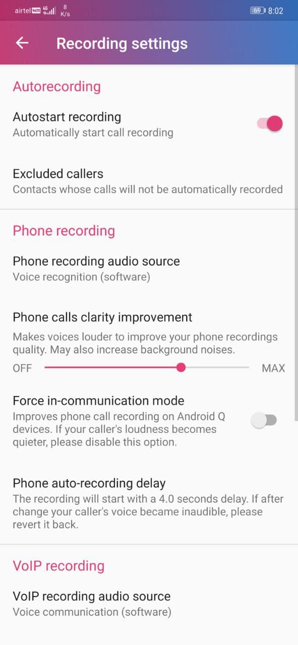 Hankige kõne salvestamine Android-telefonidesse Google'i helistajaga