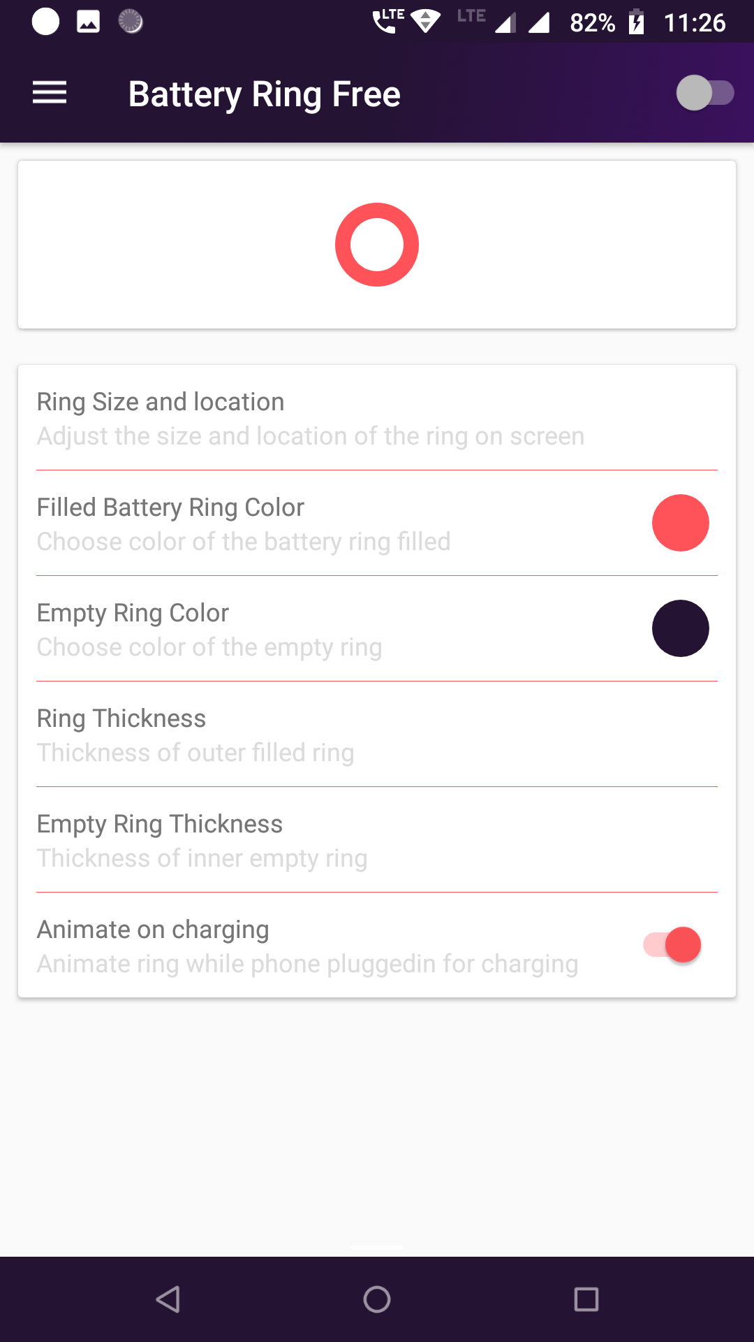 Utilizați Punch-Hole Camera Notch ca indicator al bateriei pe Android
