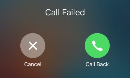 Errore di chiamata non riuscita su iPhone? Qui