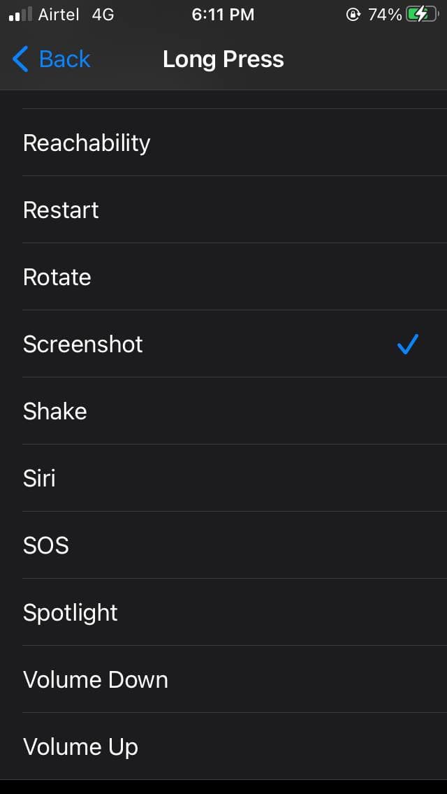 3 módja a képernyőkép készítésének iPhone-on