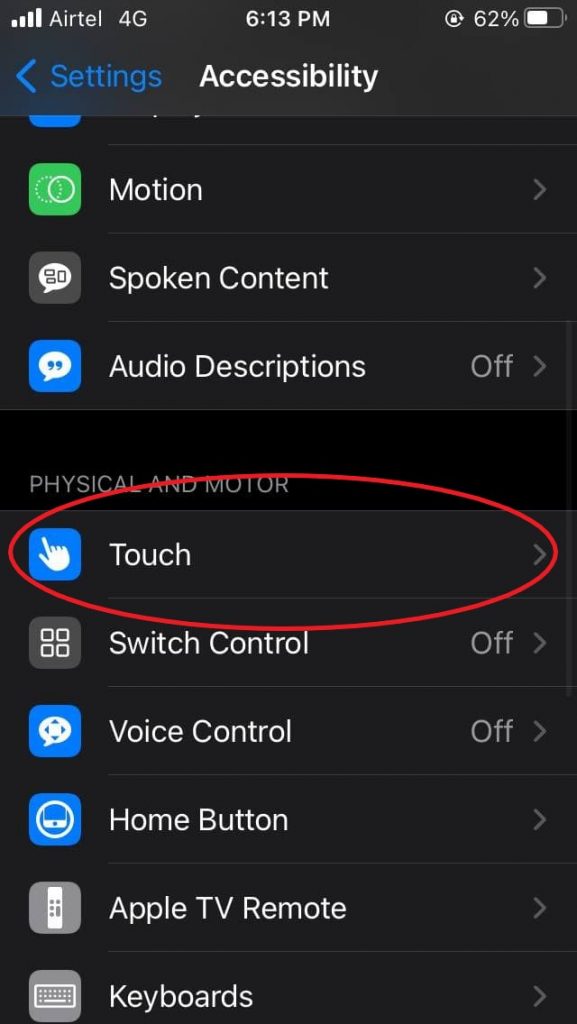 gumamit ng Back Tap upang kumuha ng mga screenshot sa iPhone