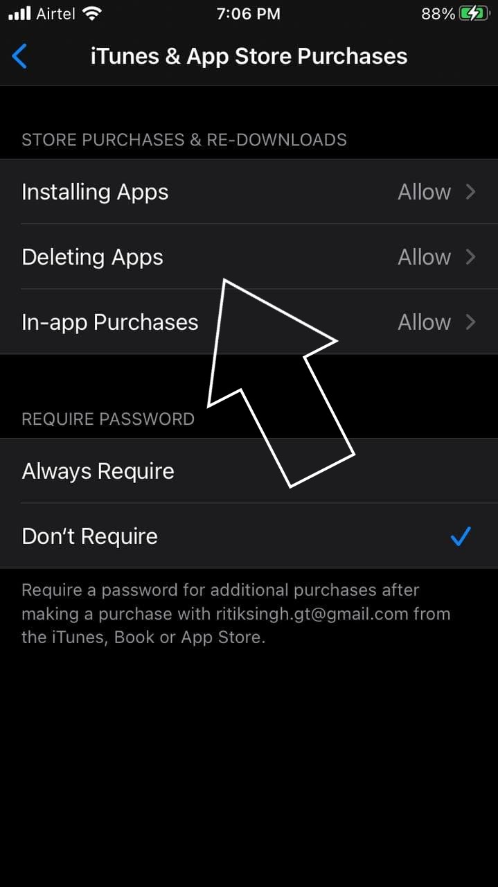 Estä sovellusten poistaminen iOS 14: ssä