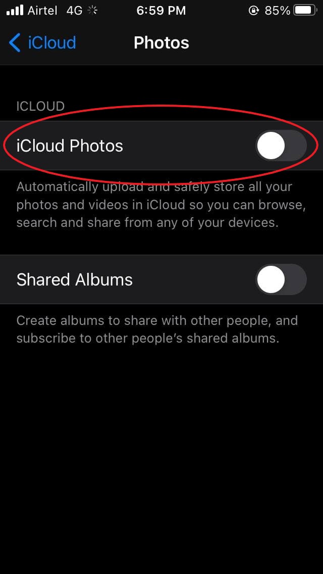 Parandage iCloudi salvestusruumi iPhone'is