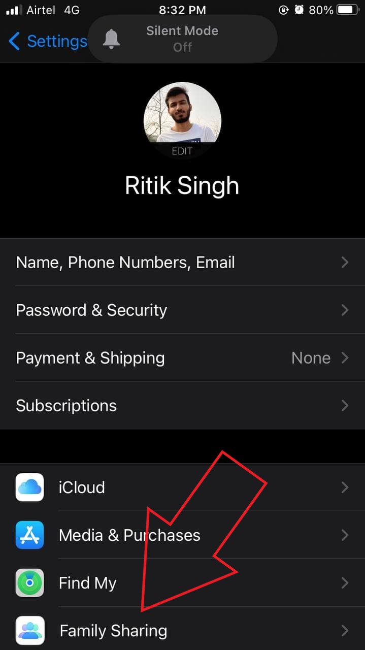 Condividi app iOS a pagamento con altri utenti iPhone utilizzando Apple Family Sharing.