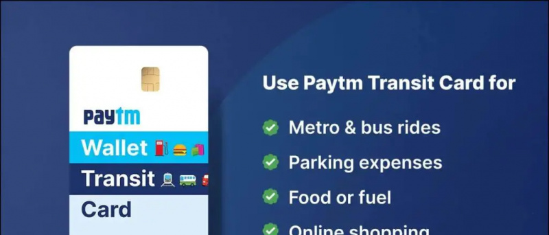   Ordene, reserve u obtenga la tarjeta de tránsito Paytm Wallet física