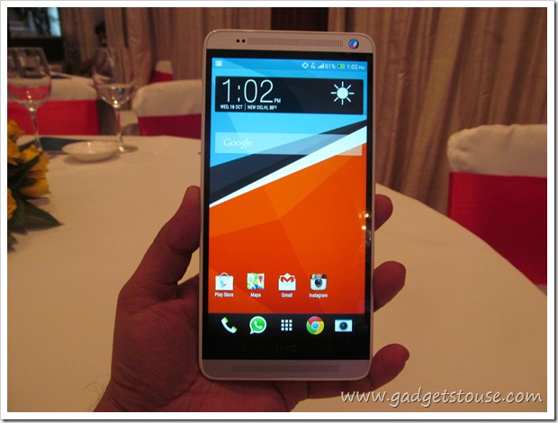 HTC One Max Hands on Review Awal, Tayangan Pertama