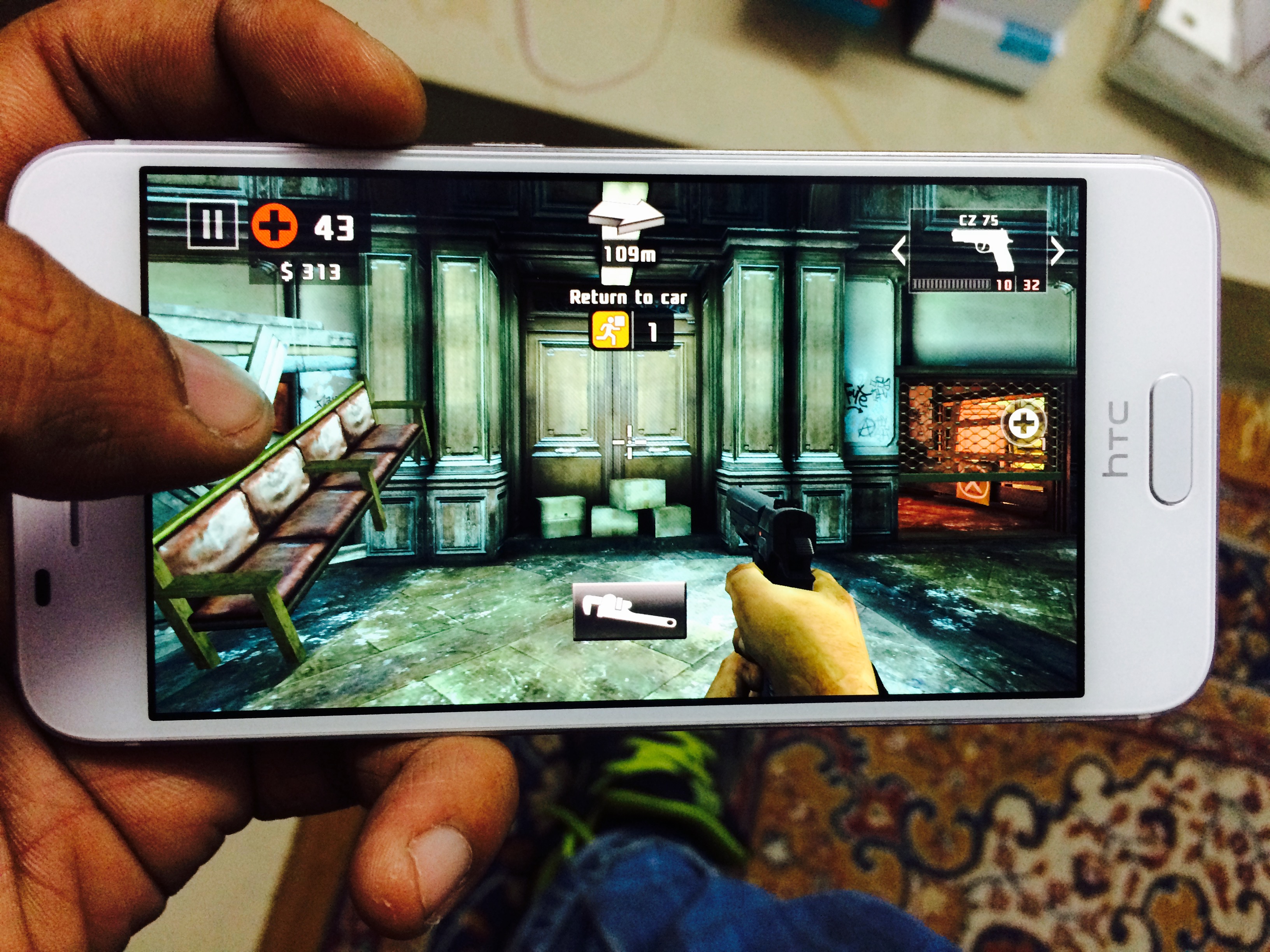 Преглед на игрите на HTC One A9, Тестван живот на батерията