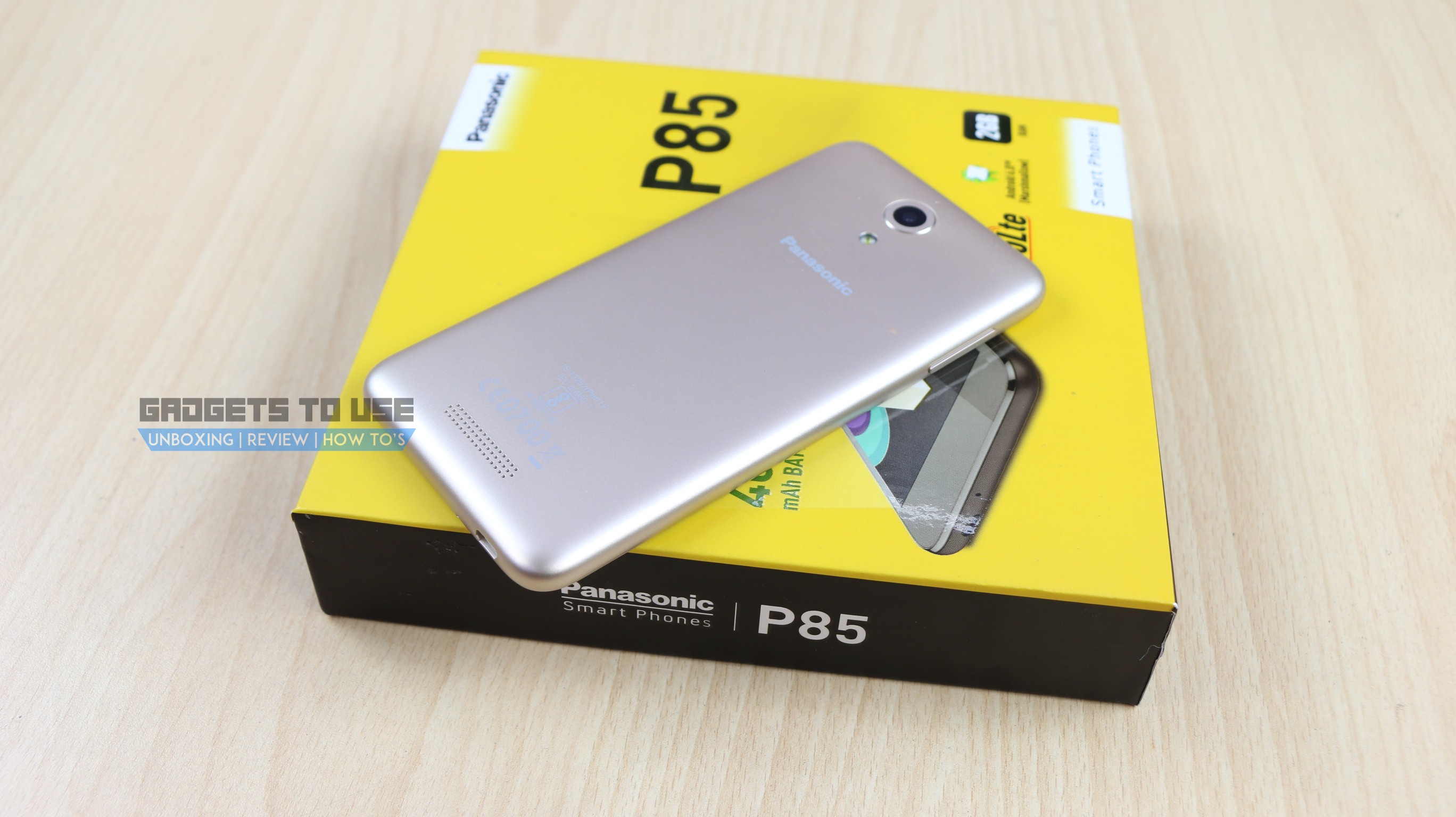 Unboxing, revisione rapida, panoramica della fotocamera e benchmark di Panasonic P85