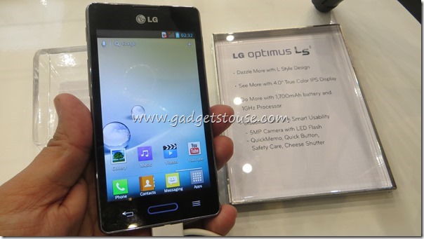 Galleria fotografica e video di revisione di LG Optimus L5 II [MWC]