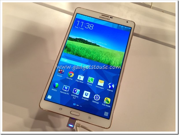 Samsung Galaxy Tab S 8.4 Hands on, Review inițial, fotografii și video
